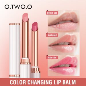 O.TWO.O Colored Lip Balm Moisturizes 4 Color Protects lips With Beewax Lip Stick